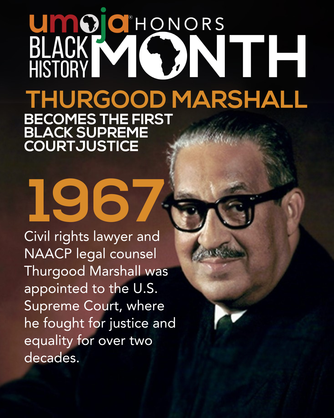 Umoja Honors BHM: Thurgood Marshall